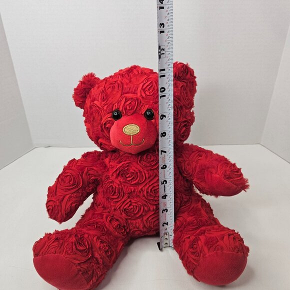 Build A Bear Red Roses Teddy Plush Stuffed Animal Toy - Picture 11 of 11